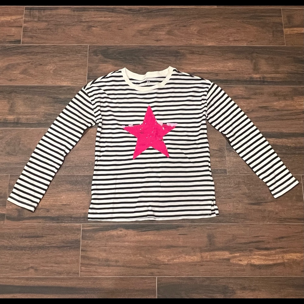 Striped long sleeve shirt